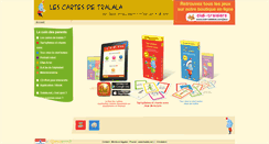 Desktop Screenshot of cartes.tralala.net