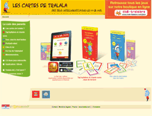 Tablet Screenshot of cartes.tralala.net